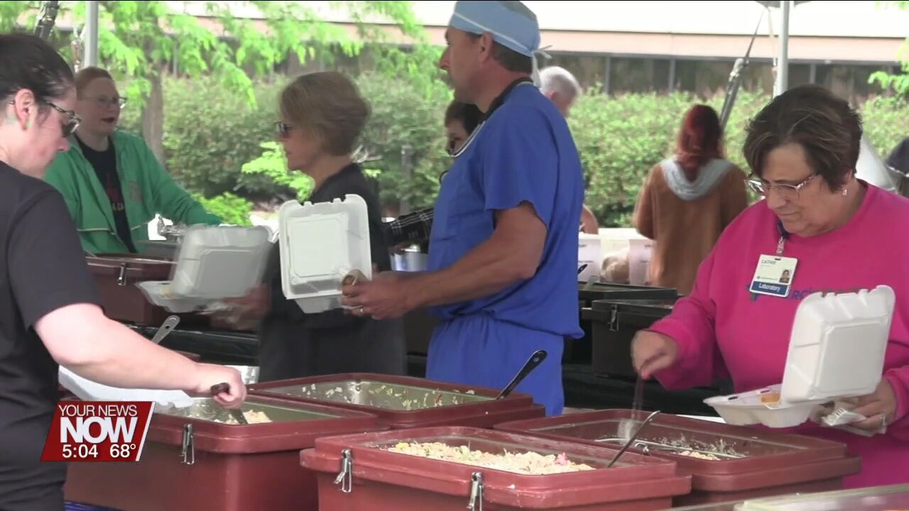 Mercy Health-St. Rita's puts on a picnic to thank employees in honor of National Hospital Week